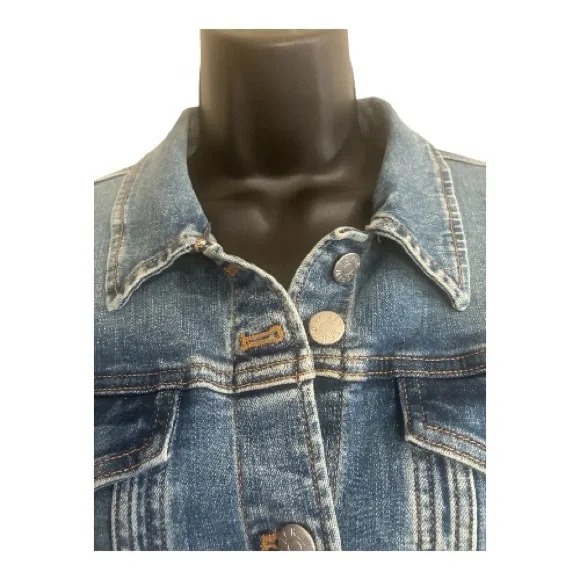 J. Crew Classic Women's Blue Denim Jacket Size S - Picture 3 of 8